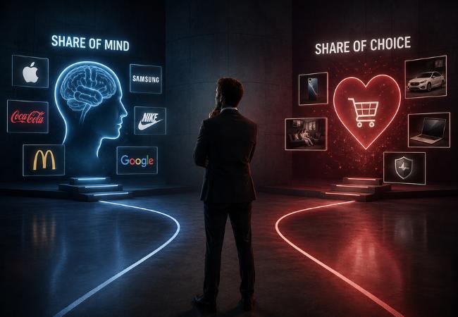 Share of Choice vs Share of Mind Share of Choice vs Share of Mind